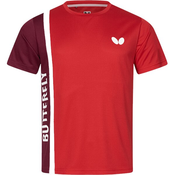 Butterfly Saijo T-Shirt - Red - Front